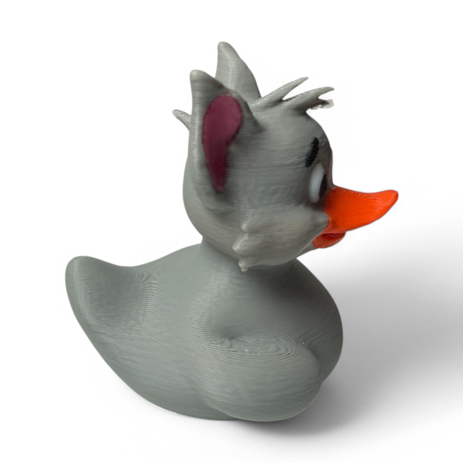 Tom & Jerry-Inspired Ducks – 3D-Printed Cartoon Cat & Mouse Duck Duo for Classic Animation Fans 3D-Printed Duck - Jeep Accessory - Rubber Duck - Great for ducking