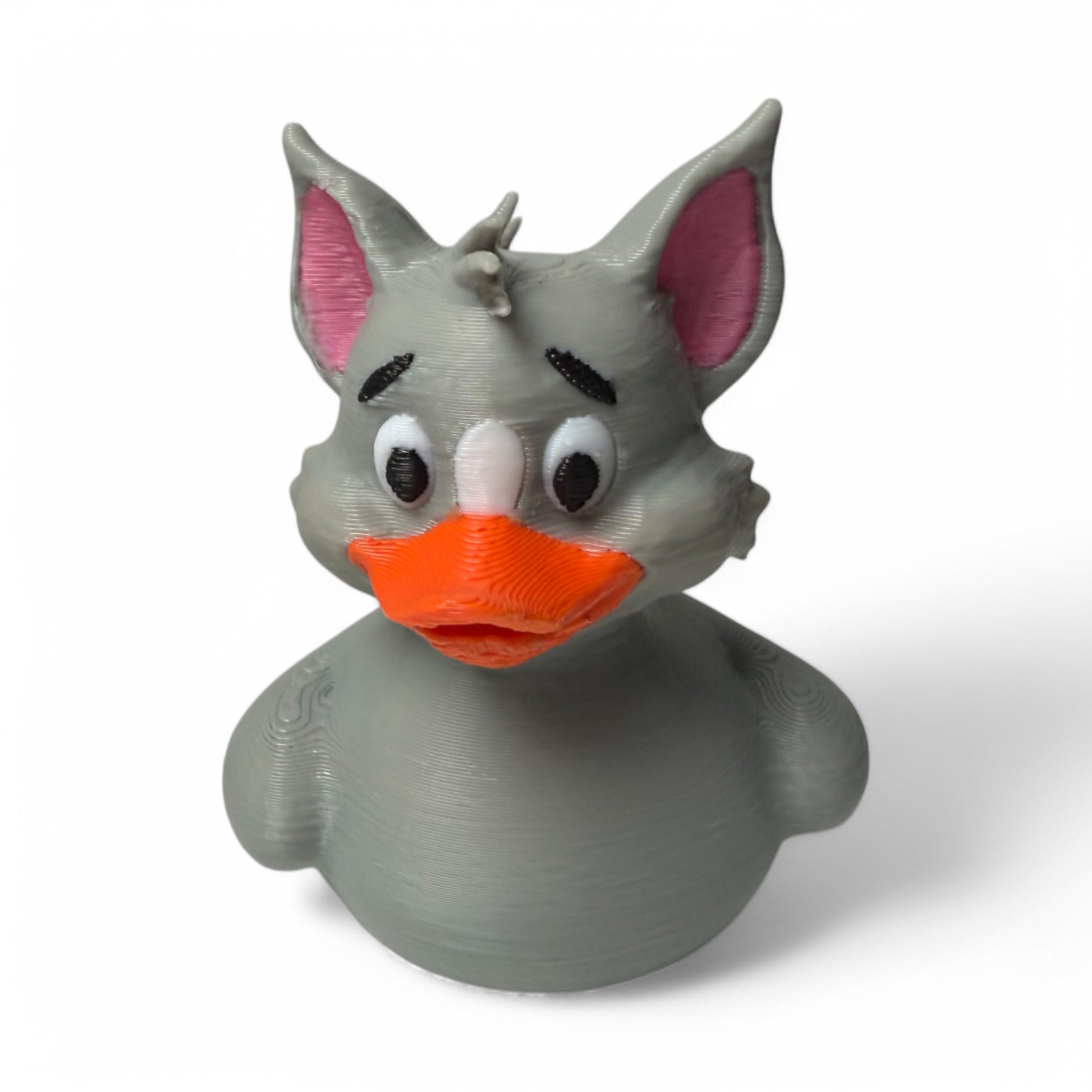 Tom & Jerry-Inspired Ducks – 3D-Printed Cartoon Cat & Mouse Duck Duo for Classic Animation Fans 3D-Printed Duck - Jeep Accessory - Rubber Duck - Great for ducking
