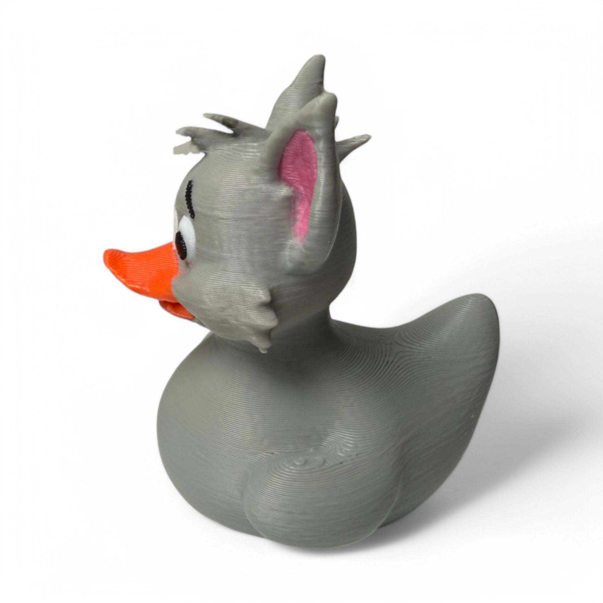 Tom & Jerry-Inspired Ducks – 3D-Printed Cartoon Cat & Mouse Duck Duo for Classic Animation Fans 3D-Printed Duck - Jeep Accessory - Rubber Duck - Great for ducking