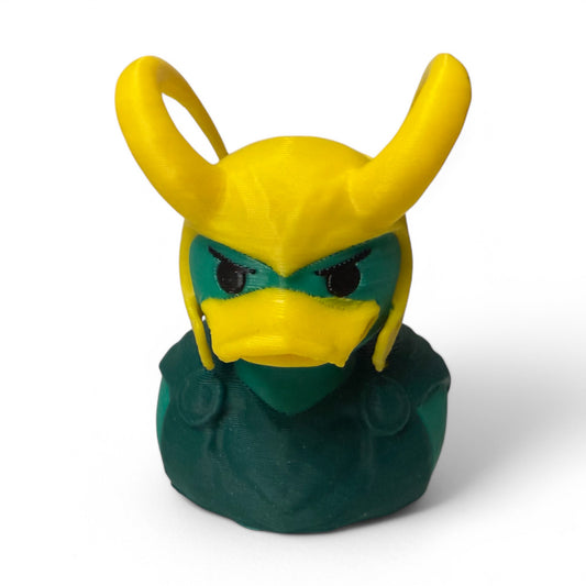 Trickster God Duck – 3D-Printed Mischief Duck Inspired by Norse Lore 3D-Printed Duck - Jeep Accessory - Rubber Duck - Great for ducking