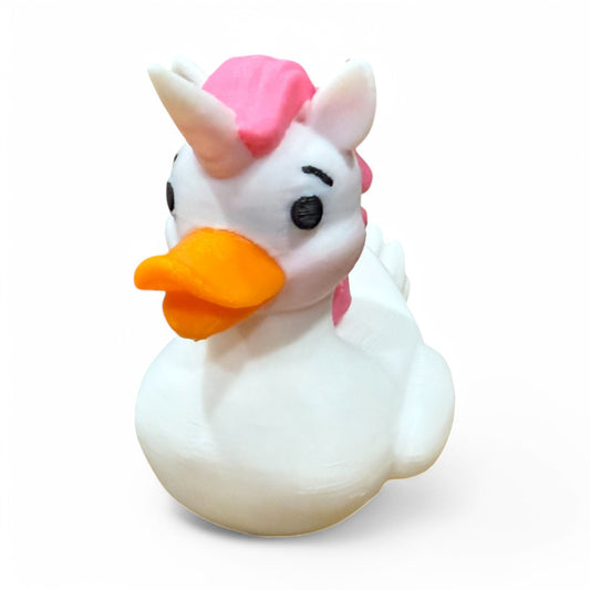 Unicorn Duck 3D-Printed Duck - Jeep Accessory - Rubber Duck - Great for ducking