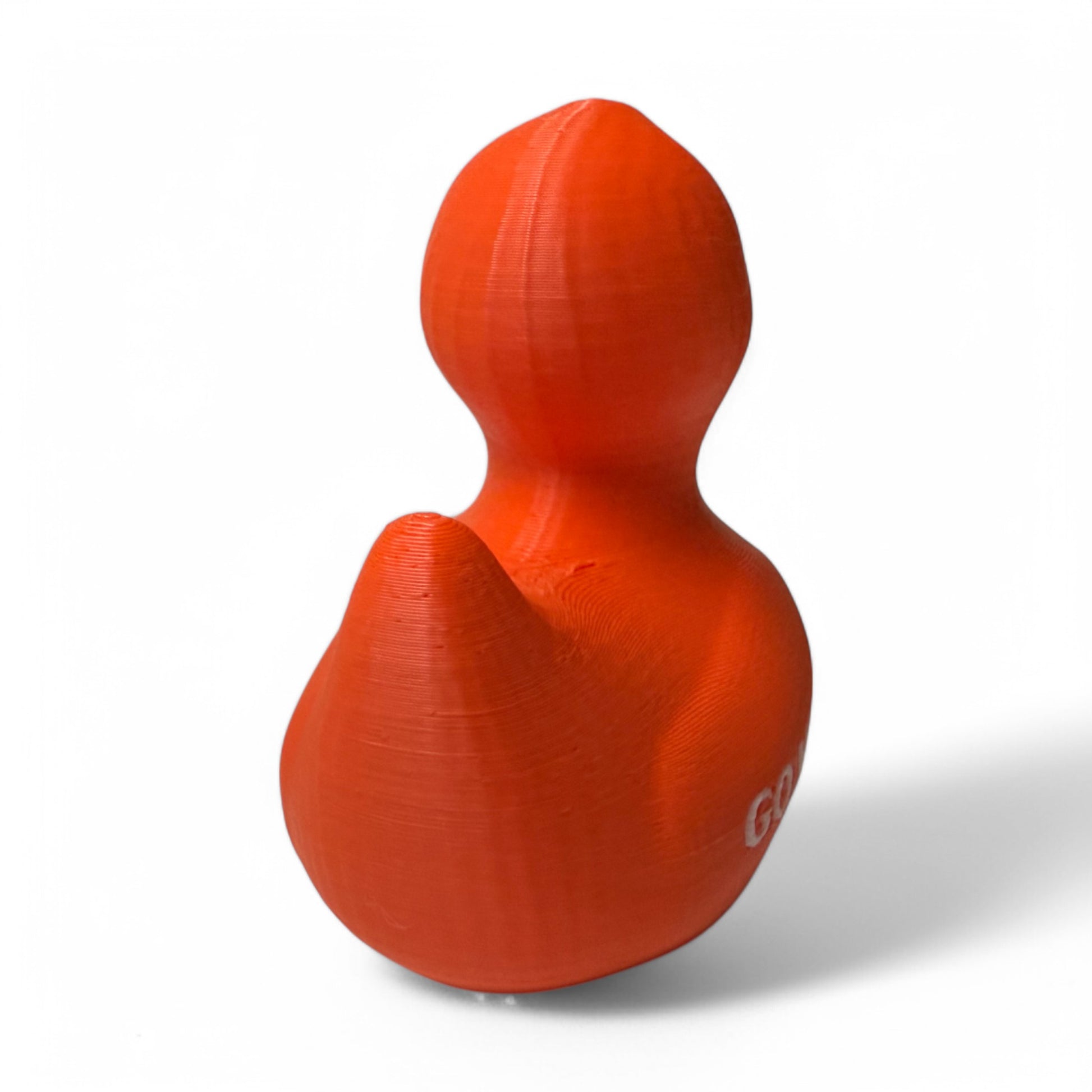 University of Tennessee Duck – 3D-Printed Duck in Official Orange & White Spirit 3D-Printed Duck - Jeep Accessory - Rubber Duck - Great for ducking