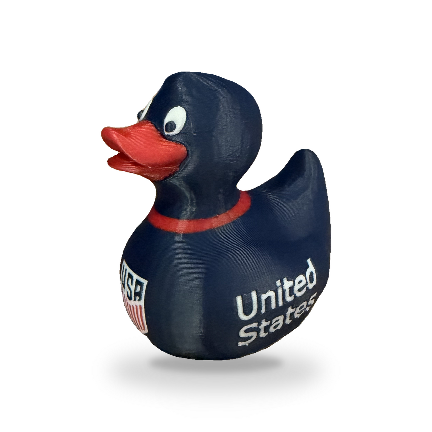Usa Soccer Ducks - 3D Printed Collectible Duck Desk and Dashboard Decor Gift 3D-Printed Duck - Jeep Accessory - Rubber Duck - Great for ducking