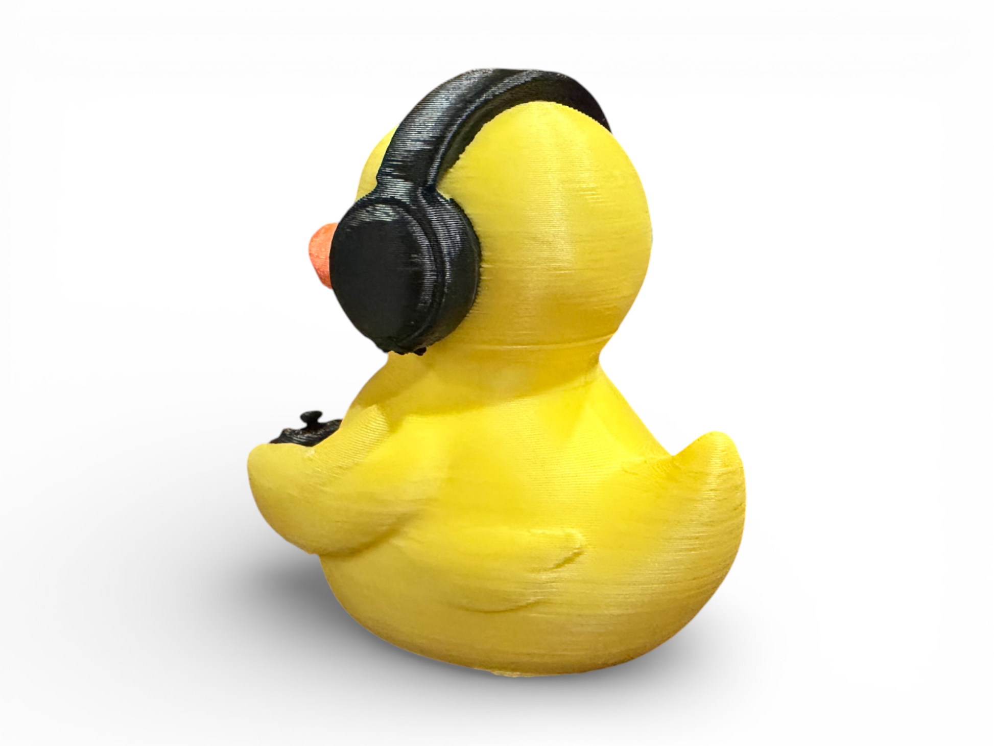 Video Game Duck with Controller – Gamer Desk Duck Collectible 3D-Printed Duck - Jeep Accessory - Rubber Duck - Great for ducking