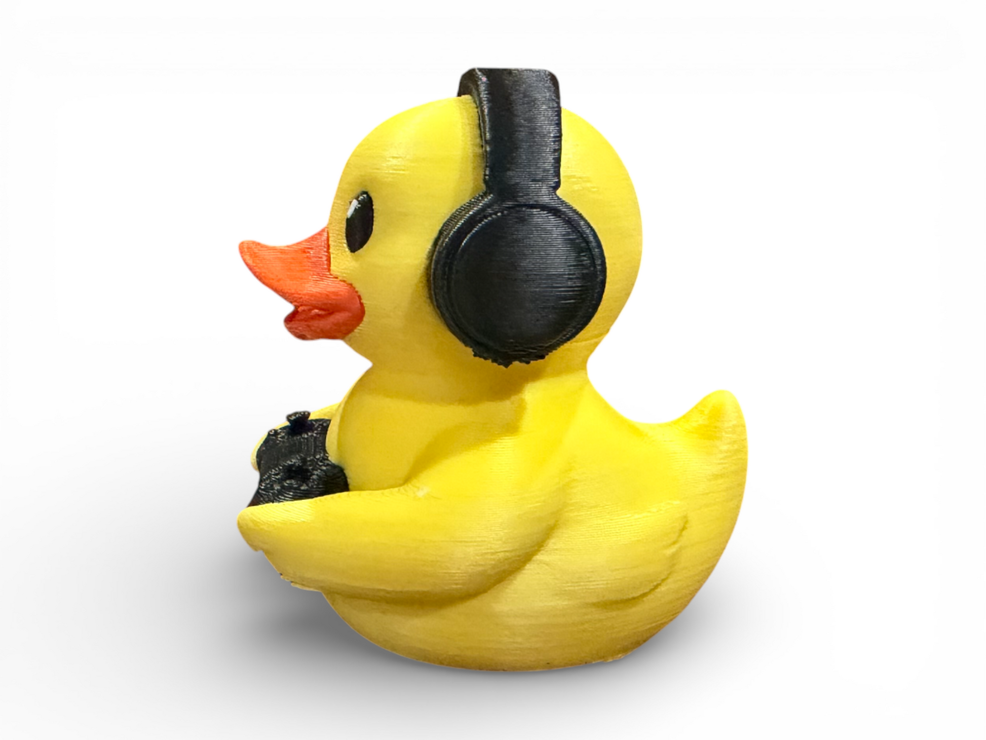 Video Game Duck with Controller – Gamer Desk Duck Collectible 3D-Printed Duck - Jeep Accessory - Rubber Duck - Great for ducking