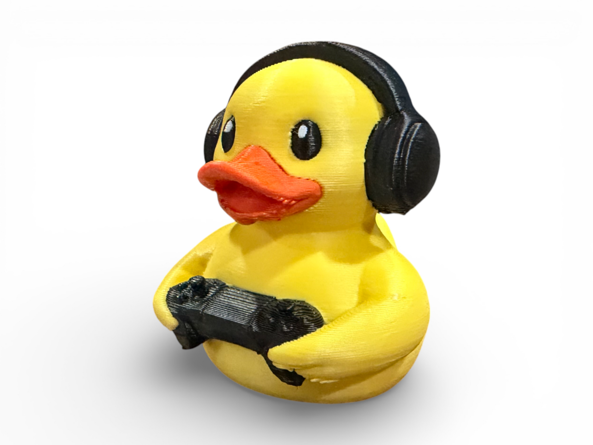 Video Game Duck with Controller – Gamer Desk Duck Collectible 3D-Printed Duck - Jeep Accessory - Rubber Duck - Great for ducking