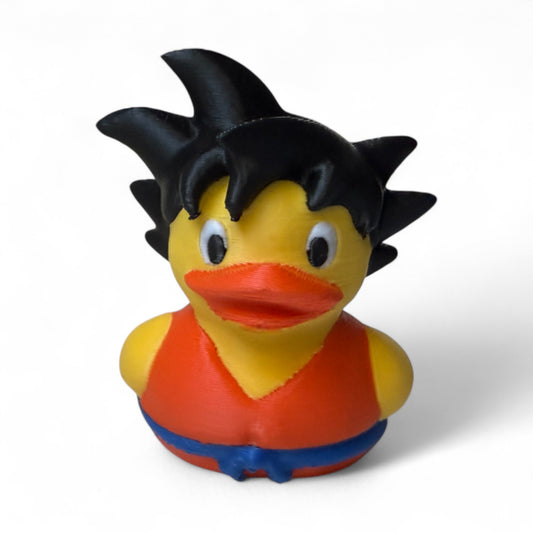 Warrior Duck – Anime-Inspired Rubber Duck for Power-Up Fans 3D-Printed Duck - Jeep Accessory - Rubber Duck - Great for ducking