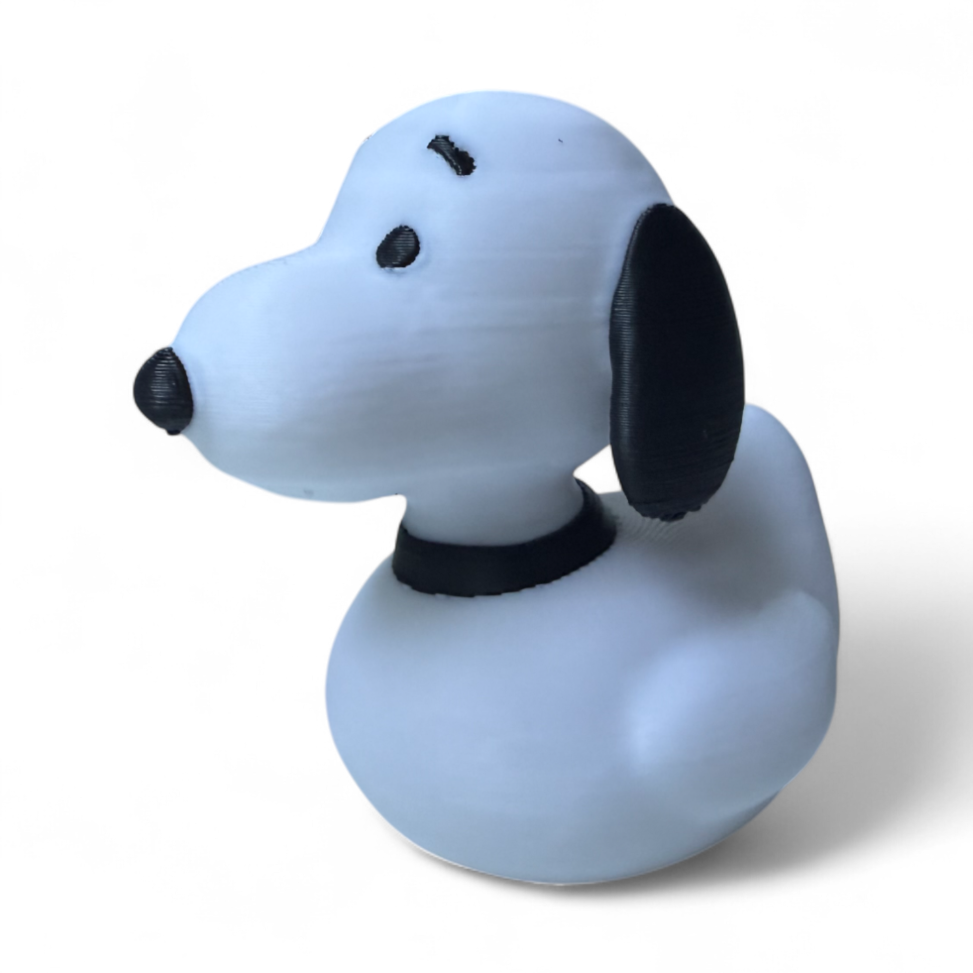 White Beagle Duck. 3D Printed White PLA Based Duck for Off-Road Adventures 3D-Printed Duck - Jeep Accessory - Rubber Duck - Great for ducking