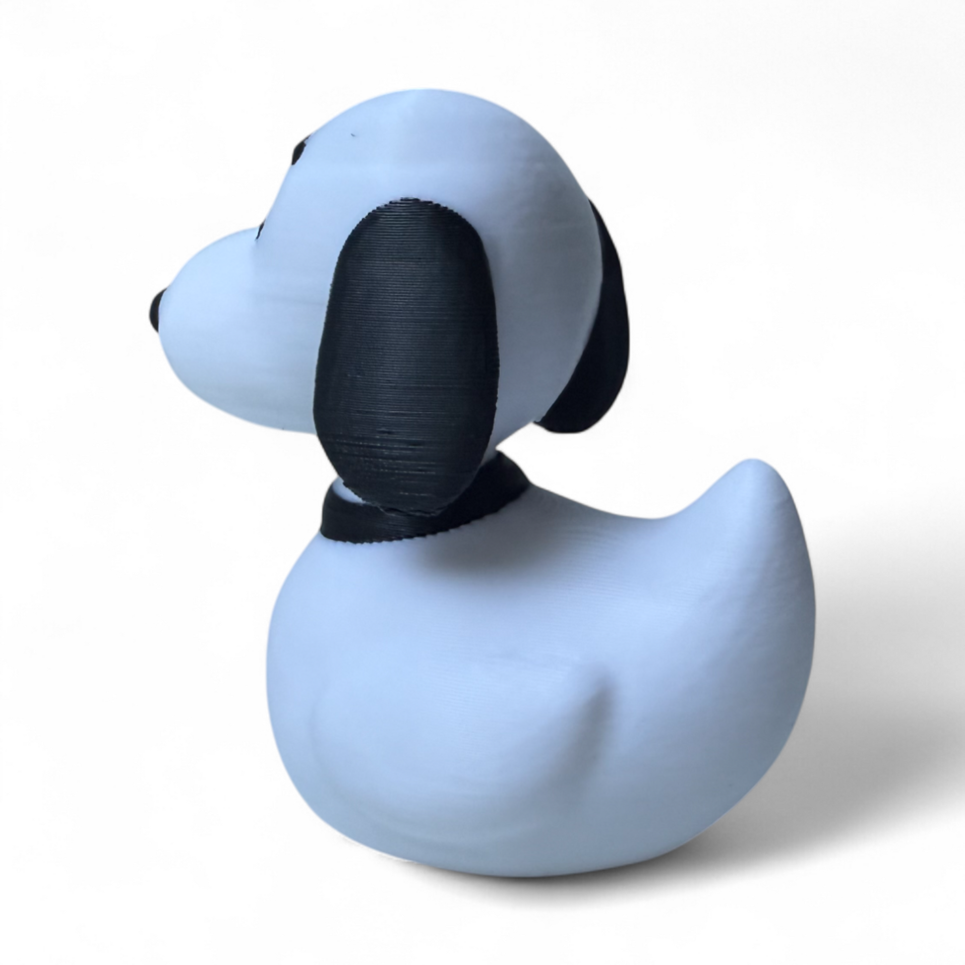 White Beagle Duck. 3D Printed White PLA Based Duck for Off-Road Adventures 3D-Printed Duck - Jeep Accessory - Rubber Duck - Great for ducking