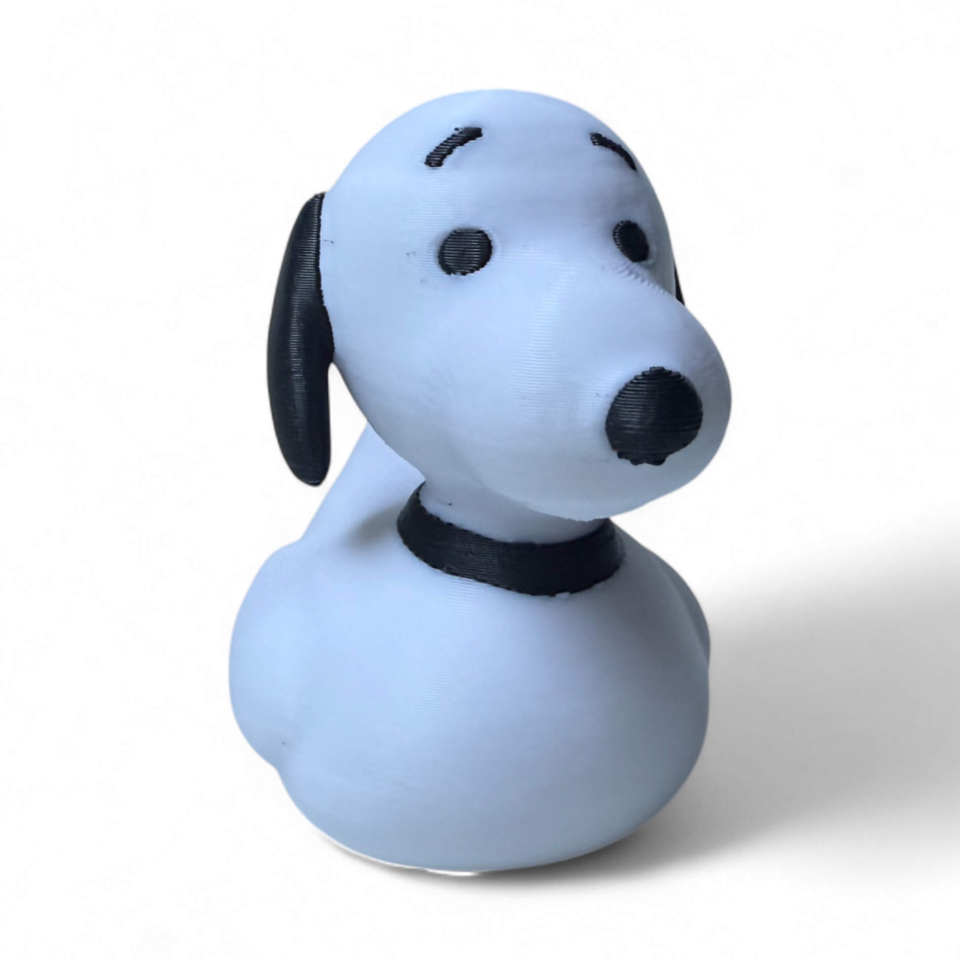 White Beagle Duck. 3D Printed White PLA Based Duck for Off-Road Adventures 3D-Printed Duck - Jeep Accessory - Rubber Duck - Great for ducking