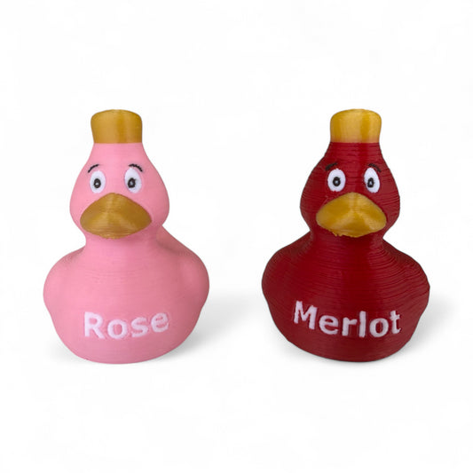 Wine Ducks Adventure Collectibles for Off-Road Enthusiasts 3D-Printed Duck - Jeep Accessory - Rubber Duck - Great for ducking