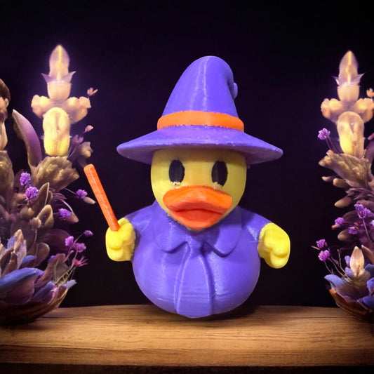 Wizard Duck 3D-Printed Duck - Jeep Accessory - Rubber Duck - Great for ducking
