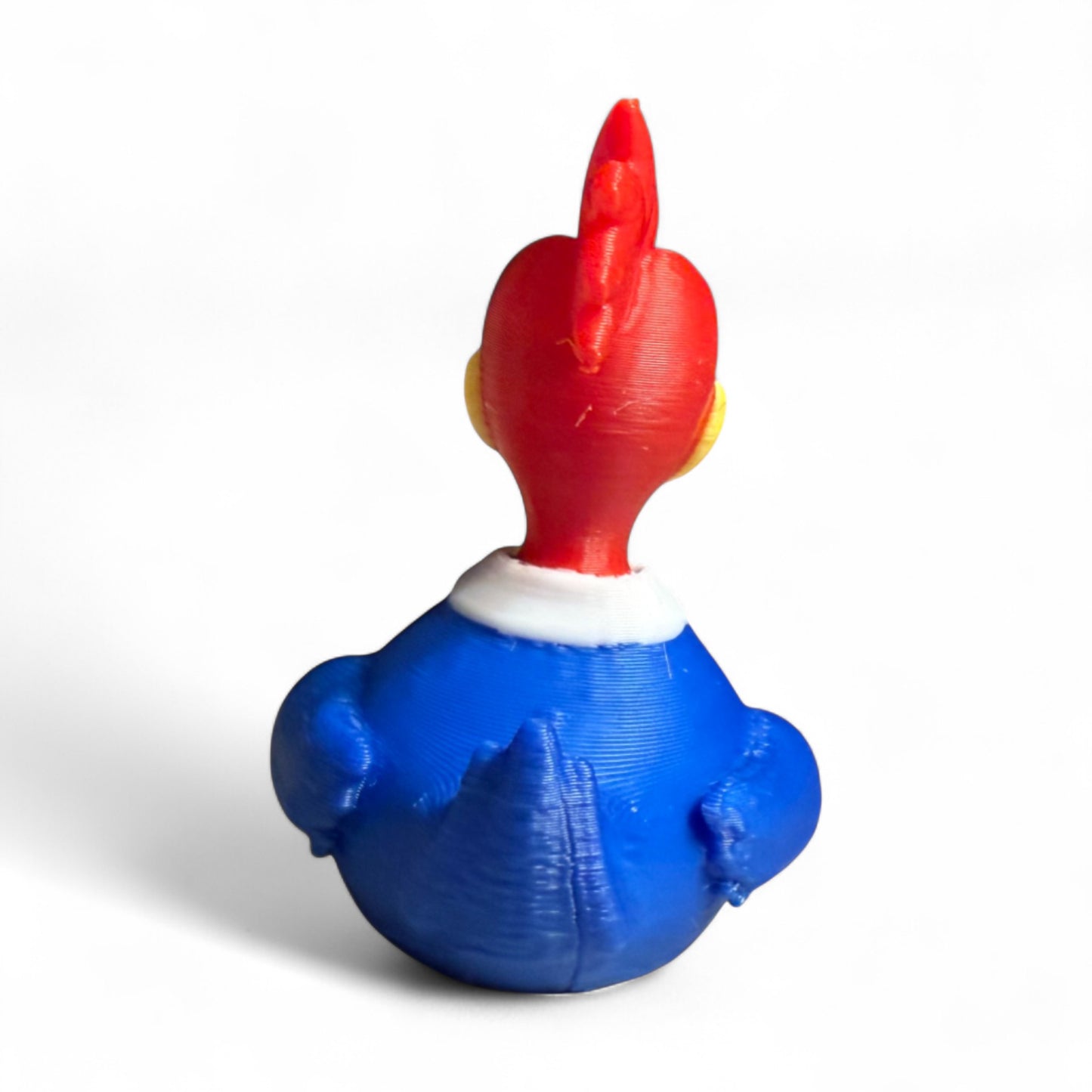 Woodpecker Duck – Forest Bird Gift for Nature Lovers & Car Dashboard Fun 3D-Printed Duck - Jeep Accessory - Rubber Duck - Great for ducking