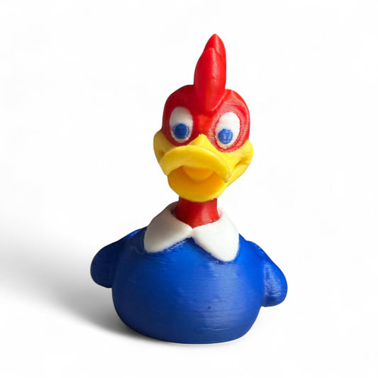 Woodpecker Duck – Forest Bird Gift for Nature Lovers & Car Dashboard Fun 3D-Printed Duck - Jeep Accessory - Rubber Duck - Great for ducking