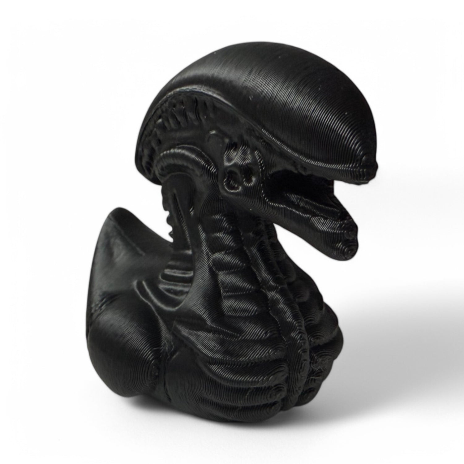 Xenomorph Alien Duck – 3D-Printed Duck with Galactic Terror & Sci-Fi Vibes 3D-Printed Duck - Jeep Accessory - Rubber Duck - Great for ducking