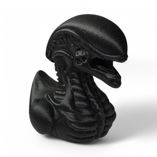 Xenomorph Alien Duck – 3D-Printed Duck with Galactic Terror & Sci-Fi Vibes 3D-Printed Duck - Jeep Accessory - Rubber Duck - Great for ducking