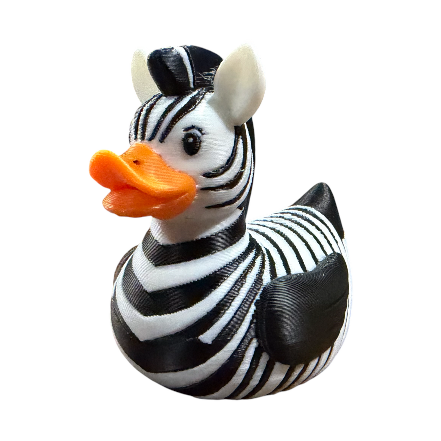 Zebra Duck – Safari Animal Duck Collectible for Jeep Ducking and Gifts 3D-Printed Duck - Jeep Accessory - Rubber Duck - Great for ducking