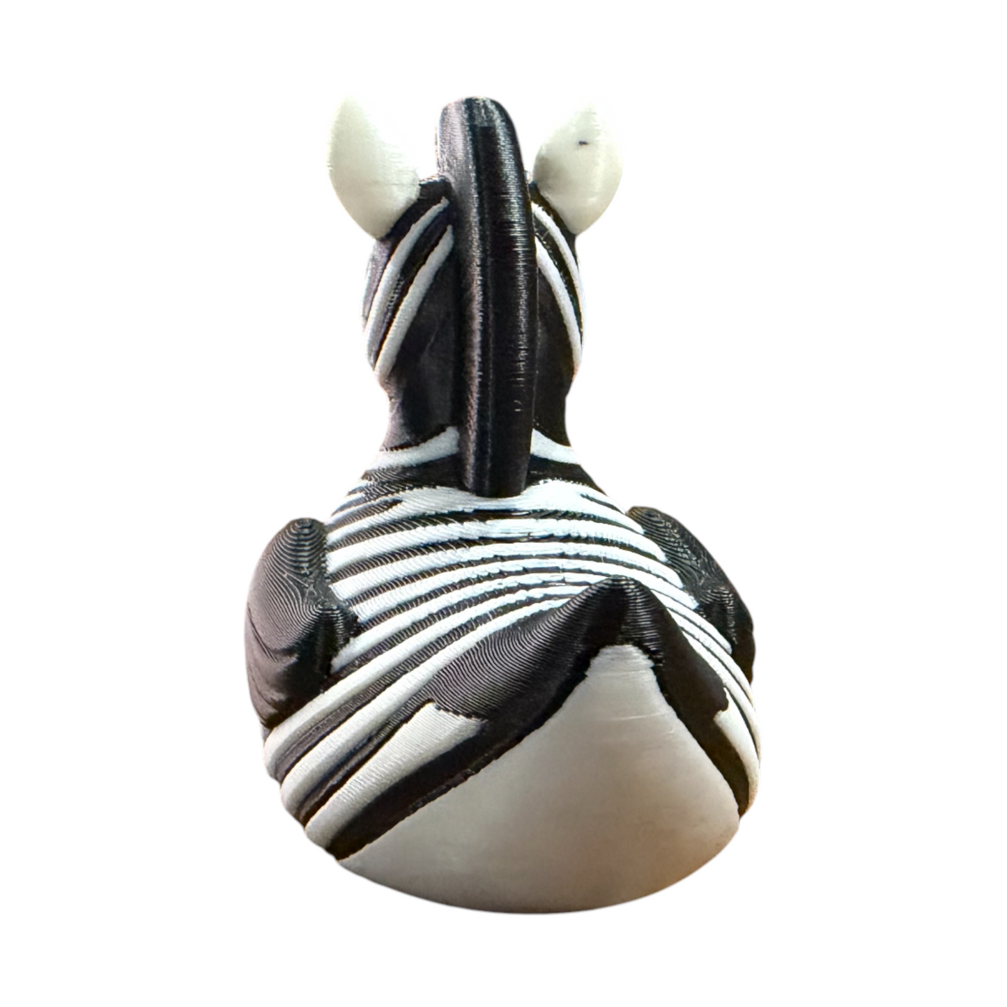 Zebra Duck – Safari Animal Duck Collectible for Jeep Ducking and Gifts 3D-Printed Duck - Jeep Accessory - Rubber Duck - Great for ducking