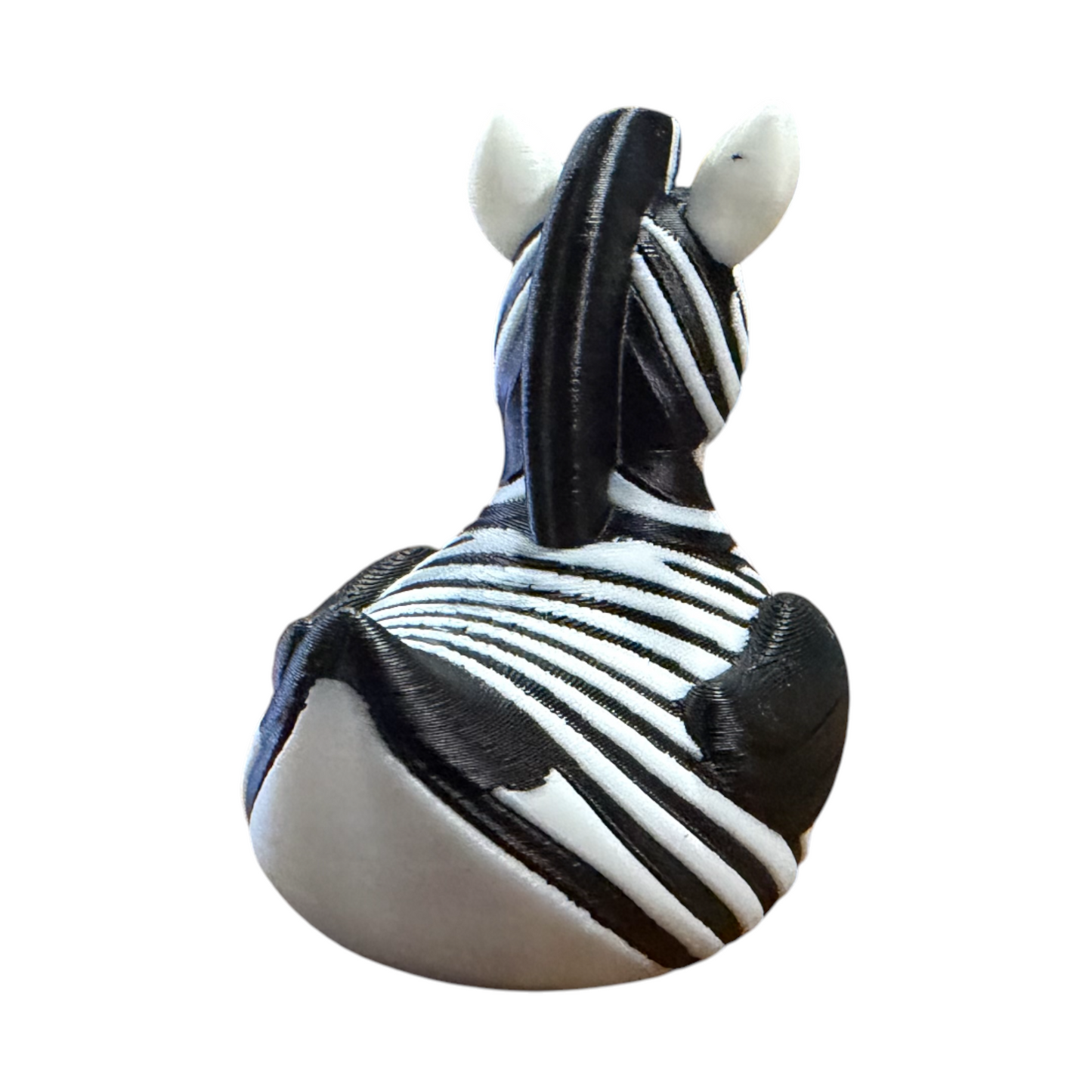 Zebra Duck – Safari Animal Duck Collectible for Jeep Ducking and Gifts 3D-Printed Duck - Jeep Accessory - Rubber Duck - Great for ducking