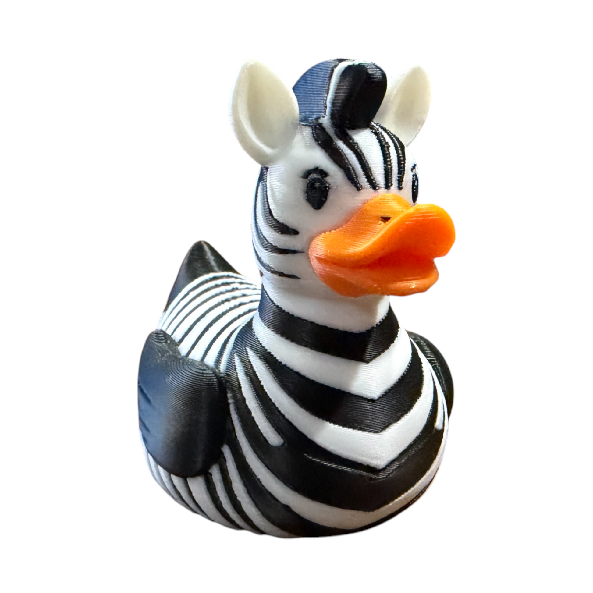 Zebra Duck – Safari Animal Duck Collectible for Jeep Ducking and Gifts 3D-Printed Duck - Jeep Accessory - Rubber Duck - Great for ducking