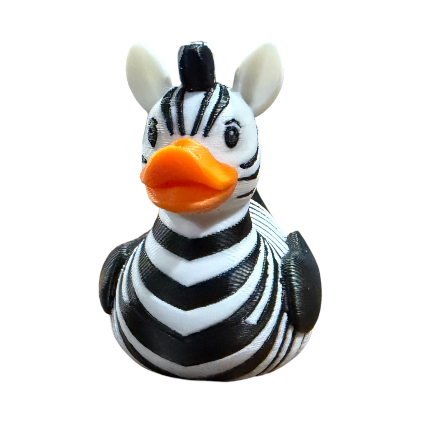 Zebra Duck – Safari Animal Duck Collectible for Jeep Ducking and Gifts 3D-Printed Duck - Jeep Accessory - Rubber Duck - Great for ducking