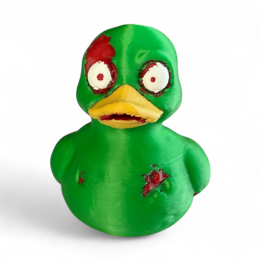 Zombie Duck: Unique Adventure-Themed Collectible for Off-Road Enthusiasts 3D-Printed Duck - Jeep Accessory - Rubber Duck - Great for ducking